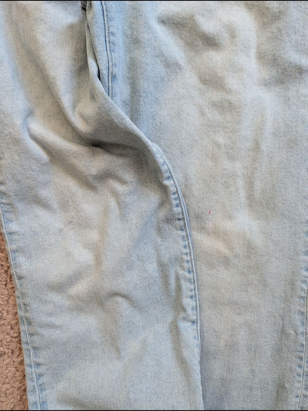 Levis Womens Light Wash Blue Stretch Ribcage Straight Ankle Jeans 28x32 - Picture 10 of 16